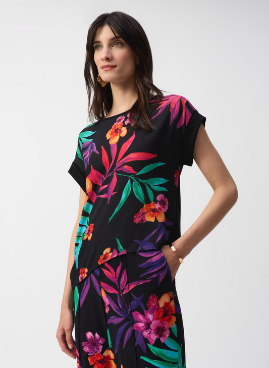 Floral Knotted Casual Top