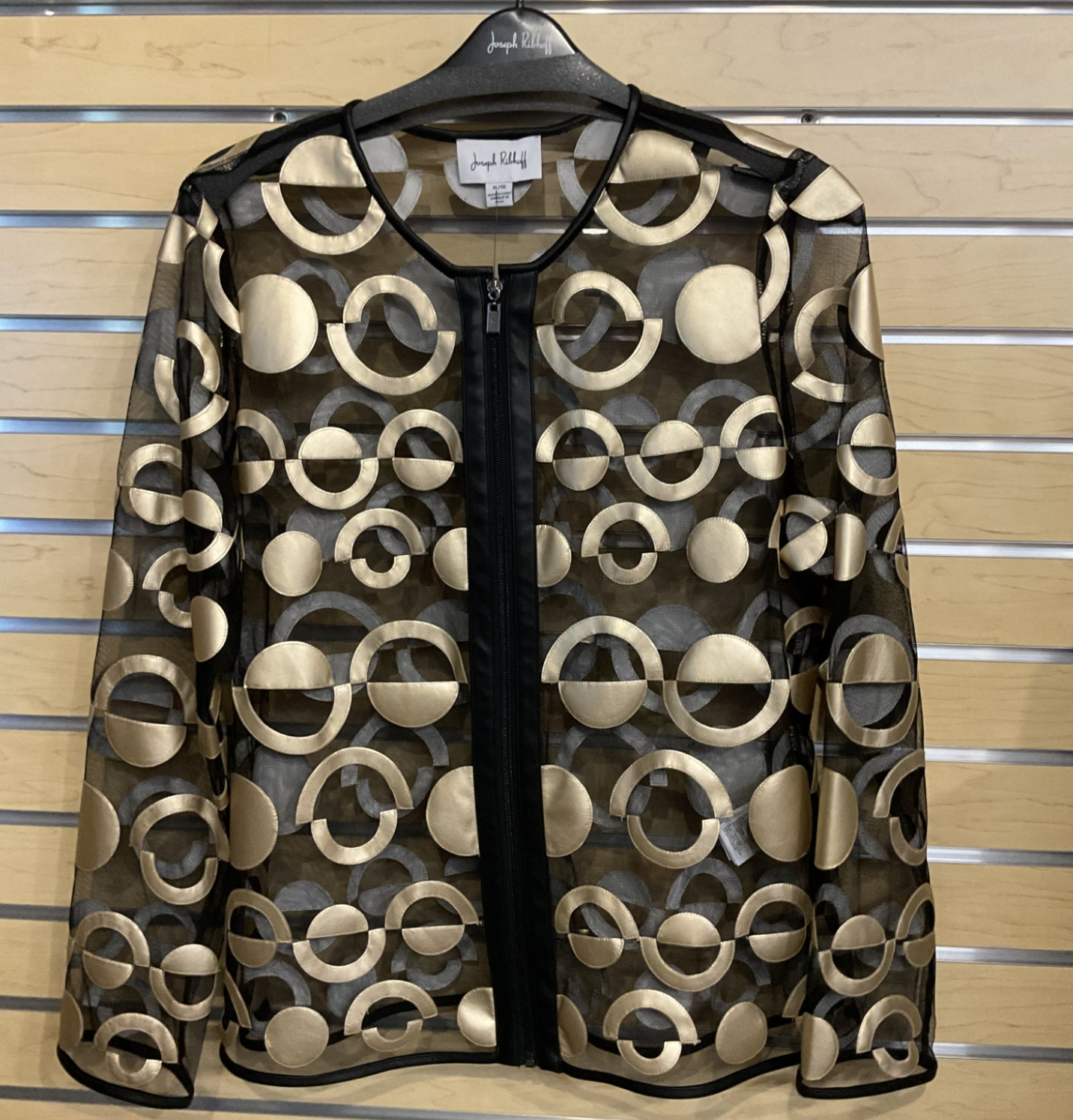 Gold & Black Sheer Jacket