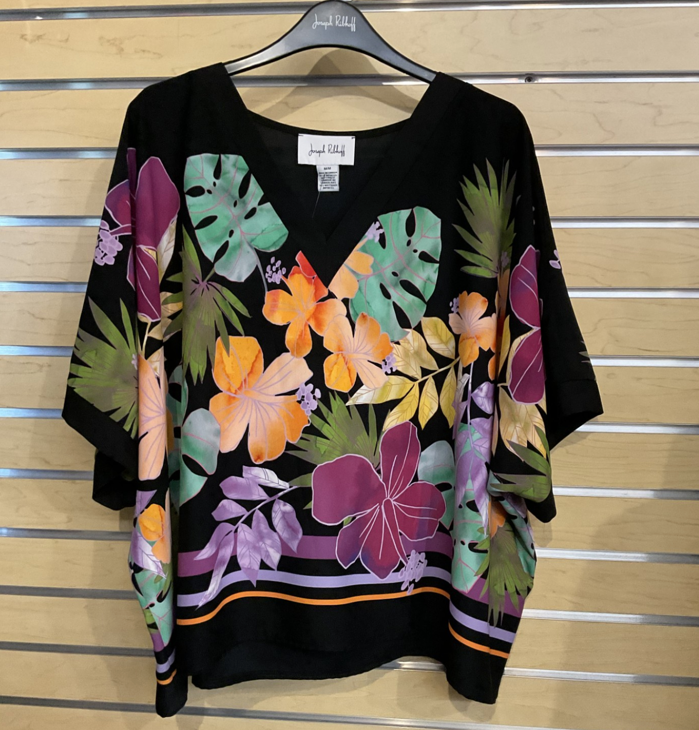 Black Flower Top